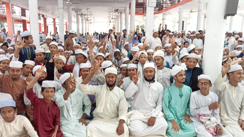 মাদ্রাসা বোর্ডে দেশসেরা ঝালকাঠির এনএস কামিল মাদ্রা...