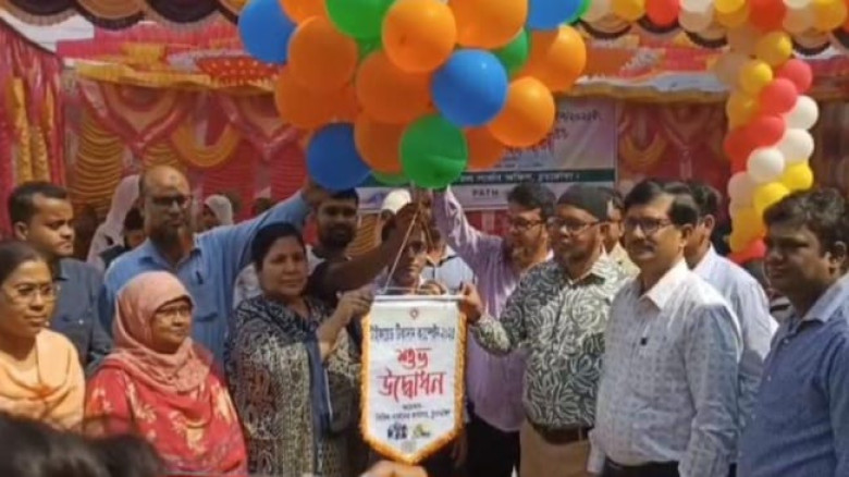 চুয়াডাঙ্গায় টাইফয়েড কনজুগেট ভ্যাকসিন টিকাদান ক্যাম...